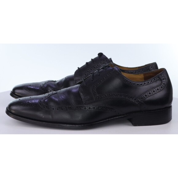 Cole Haan Men\'s Wingtip Brogue Dress Shoes Size 11.5 M Leather Black C07964 main image 5
